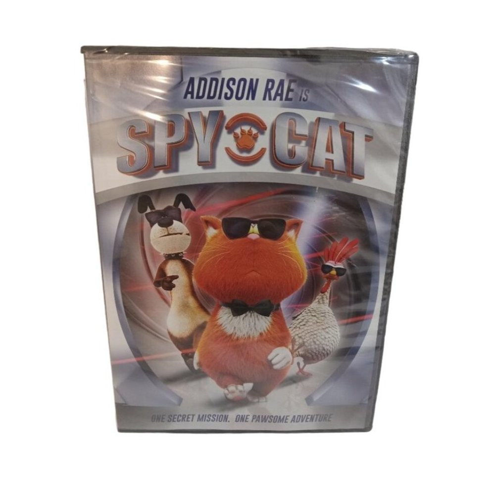 DVD Movie Disc Spy Cat 2018 Addison Rae Secret Mission Rated PG Factory Sealed